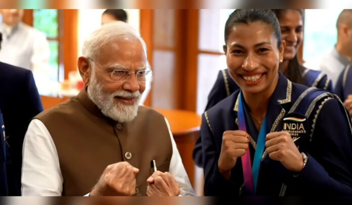 PM Modi praises Lovlina Borgohain over Glasgow restaurant India map controversy