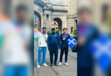 Glasgow 2026: India’s Sporting Evolution Beyond the Medal Count Murali Sreeshankar poses with fellow Commonwealth Games long jump medallists after winning silver at Glasgow 2026.
