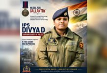 IPS Divya D Awarded Gallantry Medal for Exemplary Service in J&K IPS officer Divya D awarded Gallantry Medal for service in Jammu and Kashmir