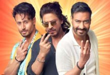 FDA Sends Notice to Shah Rukh Khan, Ajay Devgn and Tiger Shroff Over Vimal Elaichi Ad Shah Rukh Khan, Ajay Devgn and Tiger Shroff pictured together in promotional imagery associated with Vimal Elaichi.
