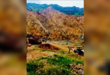 After the Ban: What Happened to Athwajan’s Quarry Economy? Quarry landscape and machinery at Athwajan in Srinagar, Kashmir