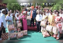 Nitesh Rane Adopts 125 TB Patients, Pledges Six Months of Nutritional Support Nitesh Rane with tuberculosis patients and beneficiaries receiving nutritional support kits in Sindhudurg.