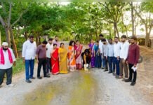 BRS Workers Carry Out ‘Shuddhikaran’ Near KCR Farmhouse After Congress Protest BRS workers perform shuddhikaran near KCR farmhouse after Congress protest