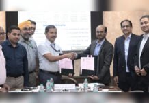 ICAR-IARI, AM/NS India to Study Agricultural Use of Iron Ore Tailings ICAR-IARI and AM/NS India officials exchange the MoU for research on the agricultural use of iron ore tailings