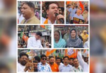 J&K BJP Holds Massive Secretariat Gherao Protest in Srinagar Against NC Government J&K BJP workers hold Secretariat Gherao protest against NC government in Srinagar